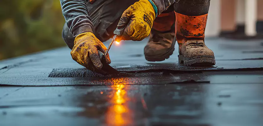 EPDM Roof Repair Tape Application in Yonkers